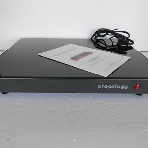 NEW Prepology Glass Buffet 15"x12" Warming Tray with Stay Cool Handles PEPPER